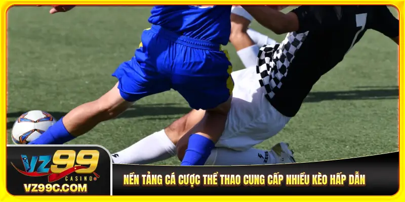 Nền tảng cá cược thể thao cung cấp nhiều kèo hấp dẫn